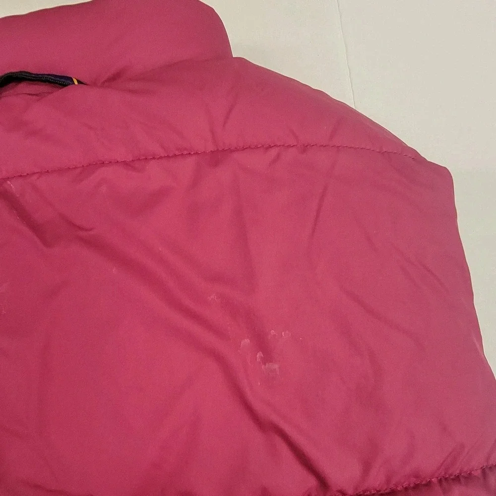 Polo‎ Ralph Lauren Girls 12-14 Puffer Vest Down Feather Fill Reversable Crest
